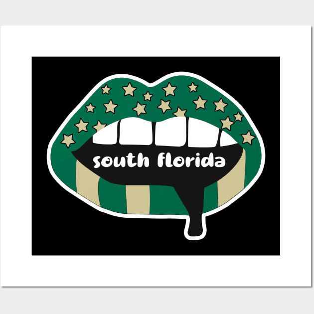 South Florida Lips Wall Art by NFDesigns